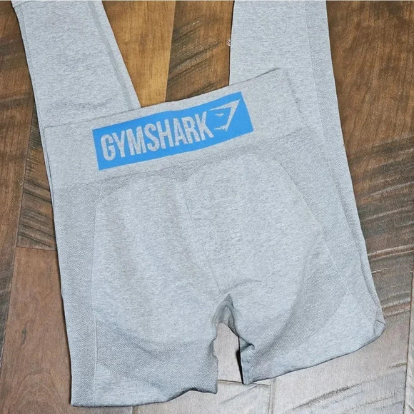 Gymshark flex high waisted light heather grey leggings small - Picture 2 of 13